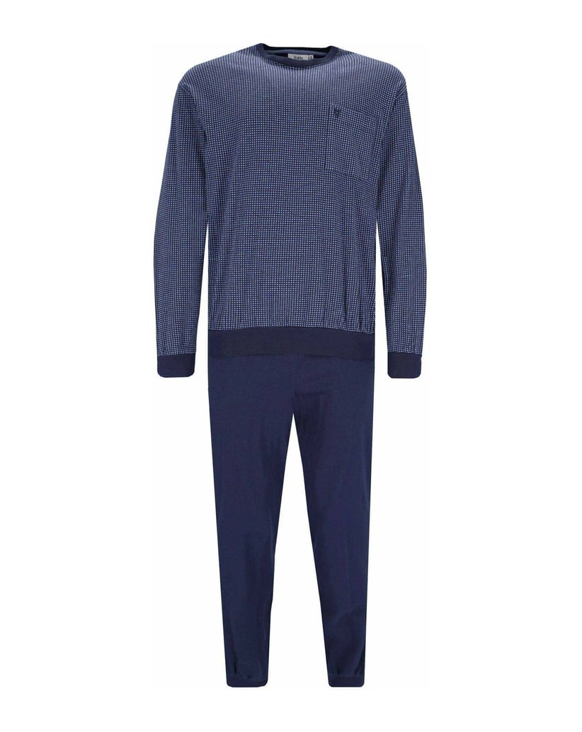 hajo-Herren-Pyjama-bordeaux