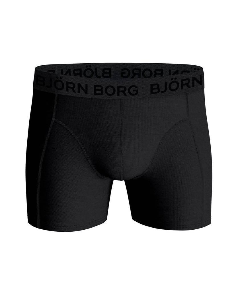 Björn-Borg-Herren-Boxershort-3er-Pack-Cotton-Stretch-Boxer-Trunks-3P-schwarz