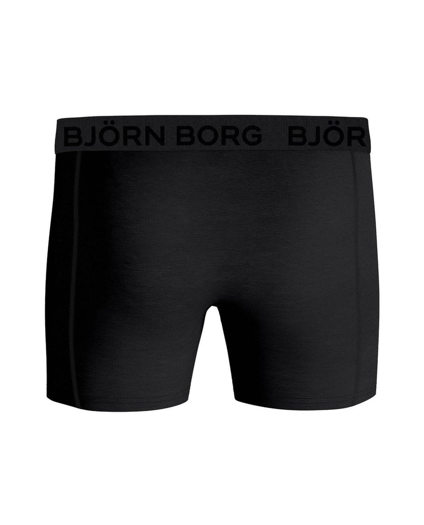 Björn-Borg-Herren-Boxershort-3er-Pack-Cotton-Stretch-Boxer-Trunks-3P-schwarz