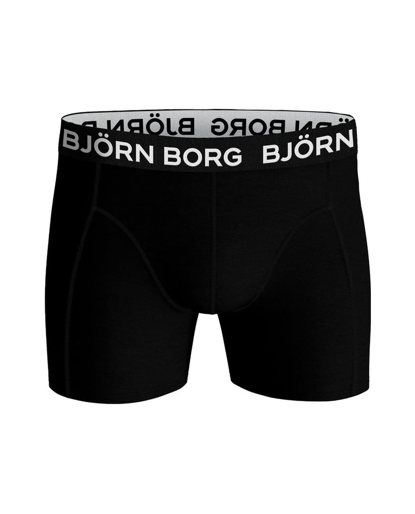 Björn-Borg-Herren-Boxershort-3er-Pack-Cotton-Stretch-Boxer-Trunks-3P-schwarz