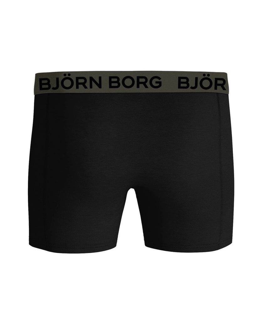 Björn-Borg-Herren-Boxershort-3er-Pack-Cotton-Stretch-Boxer-Trunks-3P-schwarz