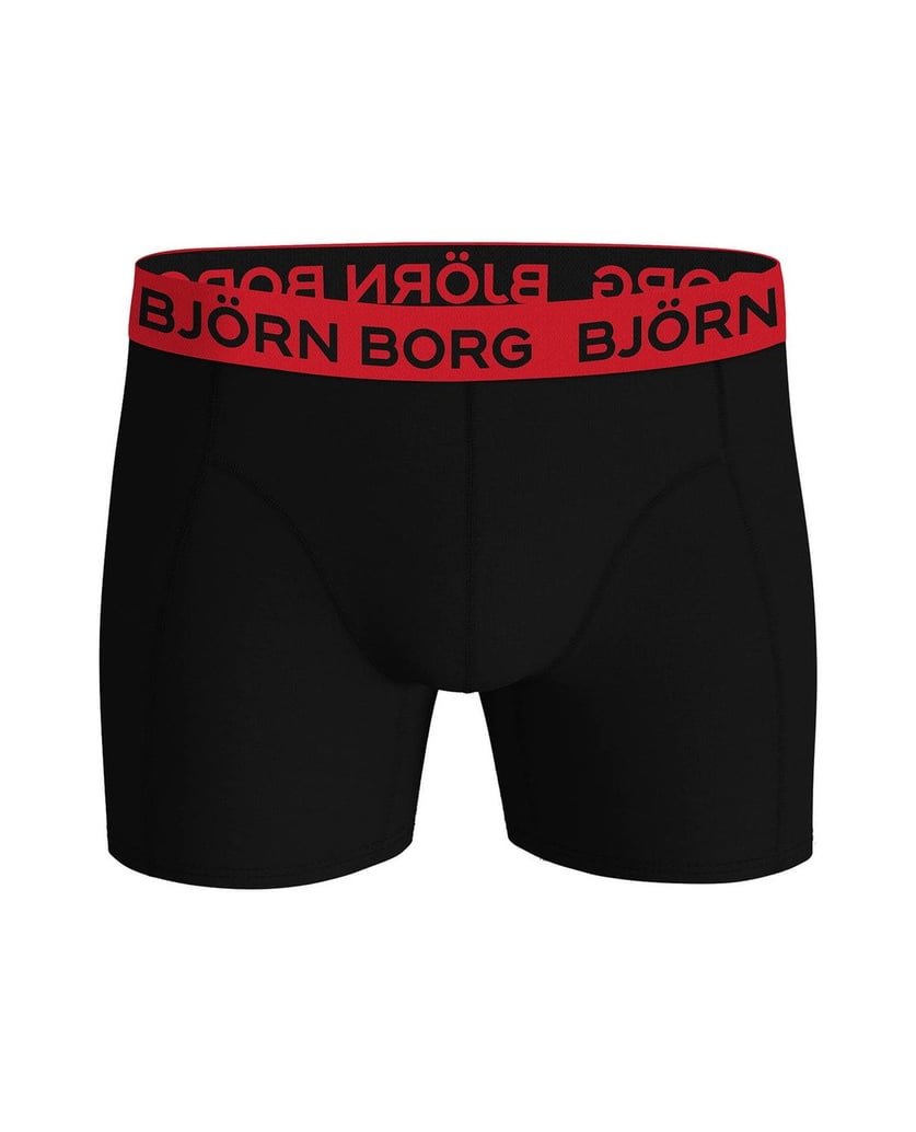 Björn-Borg-Herren-Boxershort-3er-Pack-Cotton-Stretch-Boxer-Trunks-3P-schwarz
