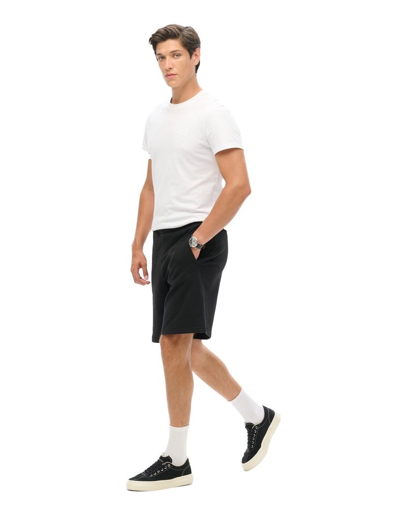 Superdry-Herren-Shorts-Essential-Logo-Jersey-Shorts-schwarz