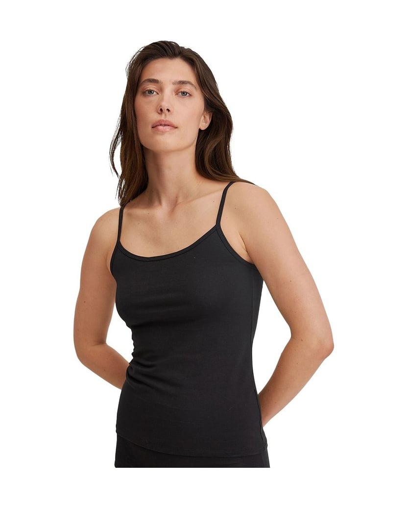 Calida-Damen-Unterhemd-1er-Pack-Spaghetti-Top-Essential-Cotton-schwarz