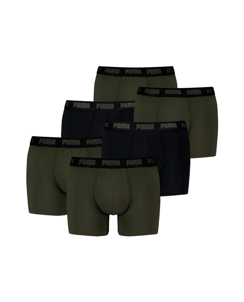 Puma-Herren-Boxershort-6er-Pack-Everyday-Boxers-6P-grün