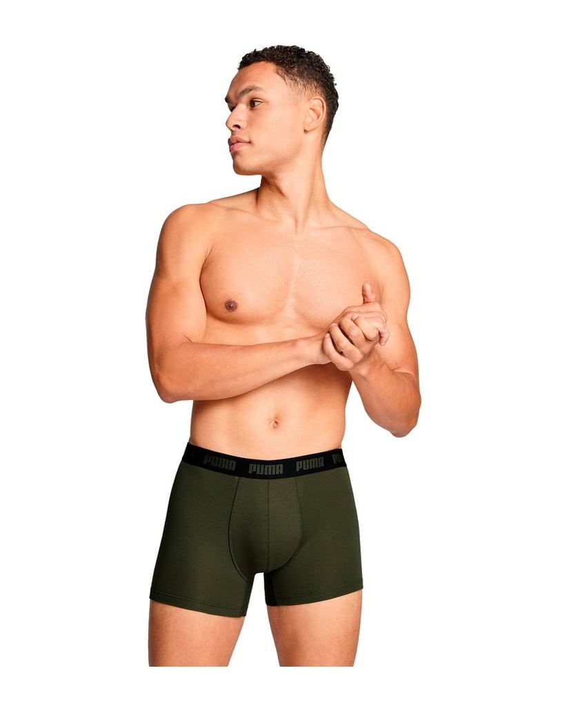 Puma-Herren-Boxershort-6er-Pack-Everyday-Boxers-6P-grün