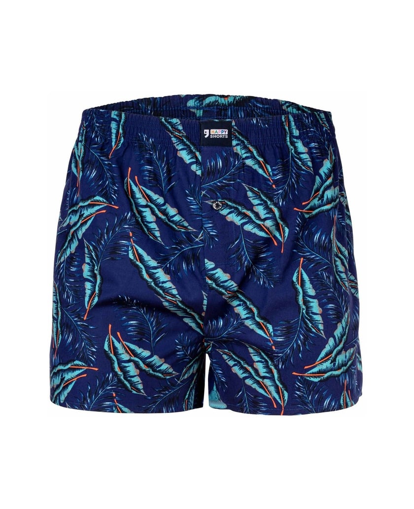 Happy-Shorts-Herren-Web-Boxershorts-1er-Pack-mehrfarbig-