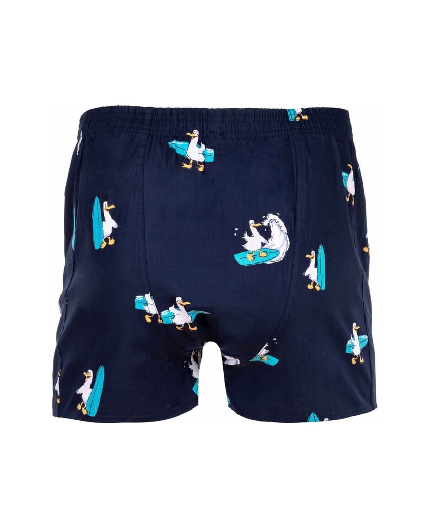 Happy-Shorts-Herren-Web-Boxershorts-1er-Pack-mehrfarbig-