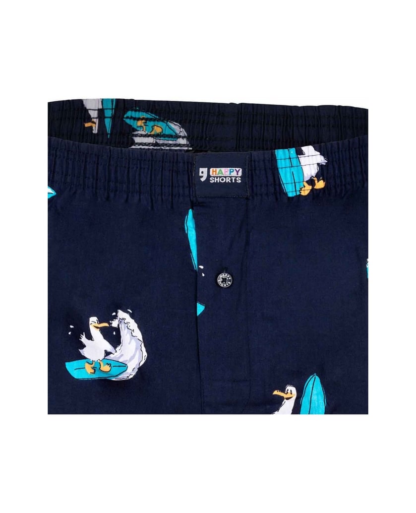 Happy-Shorts-Herren-Web-Boxershorts-1er-Pack-mehrfarbig-