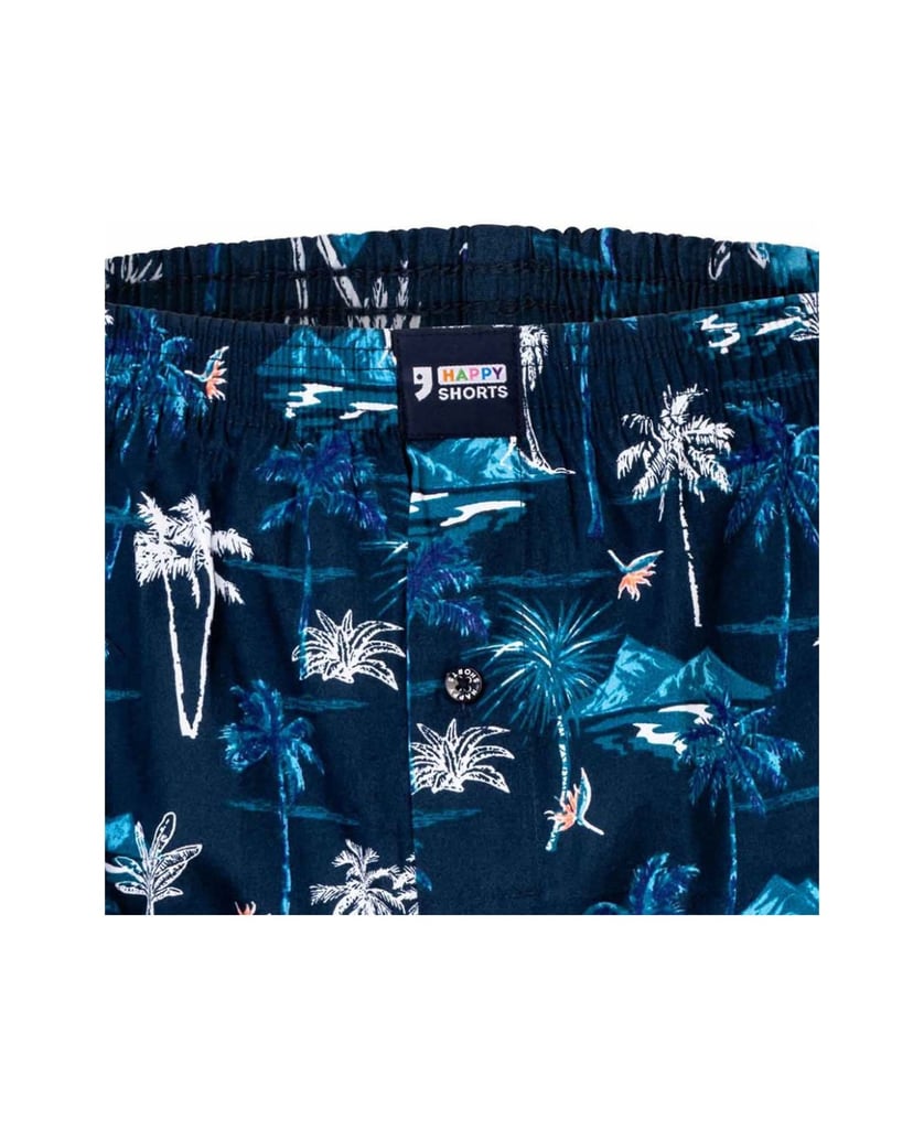 Happy-Shorts-Herren-Web-Boxershorts-1er-Pack-mehrfarbig-