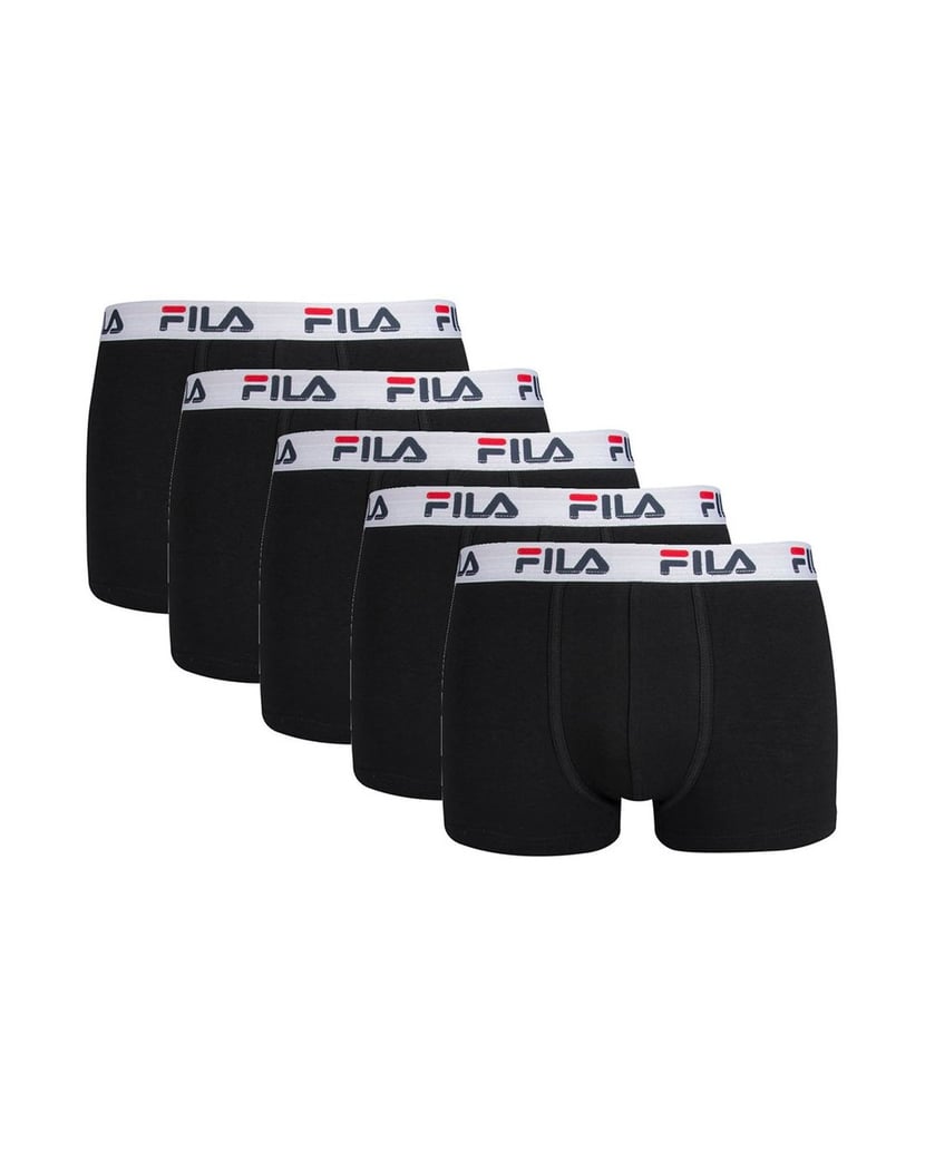 Fila-Herren-Boxershort-5er-Pack-schwarz