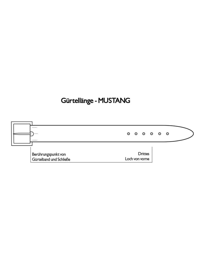 Mustang-Herren-Gürtel