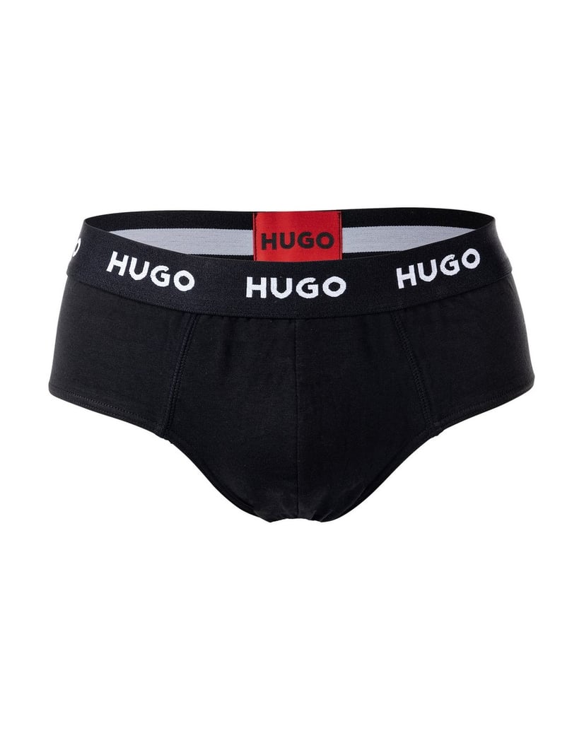 HUGO-Herren-Slip-3er-Pack-schwarz