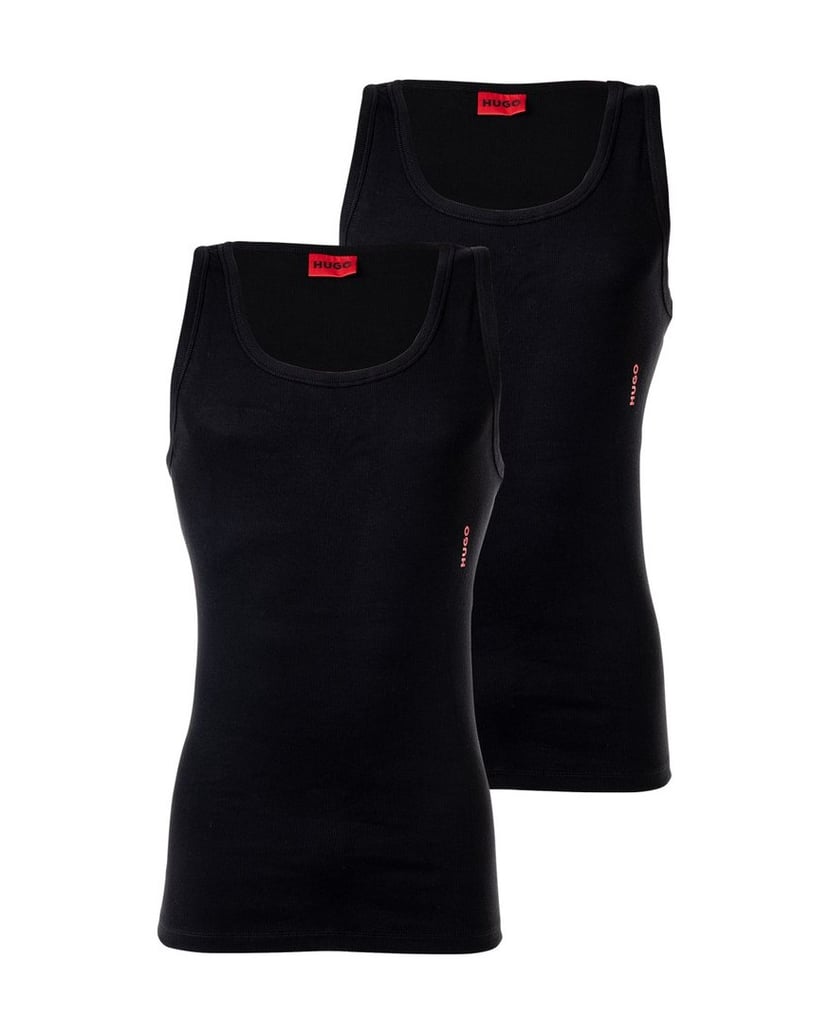 HUGO-Herren-Unterhemd-2er-Pack-schwarz