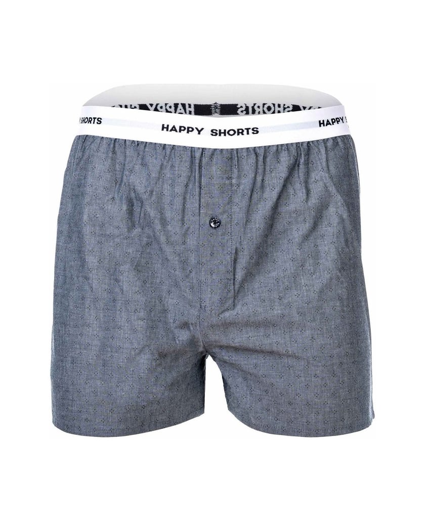 Happy-Shorts-Herren-Web-Boxershorts-3er-Pack-mehrfarbig-