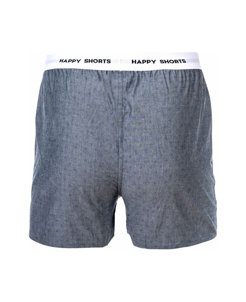 Happy-Shorts-Herren-Web-Boxershorts-3er-Pack-mehrfarbig-