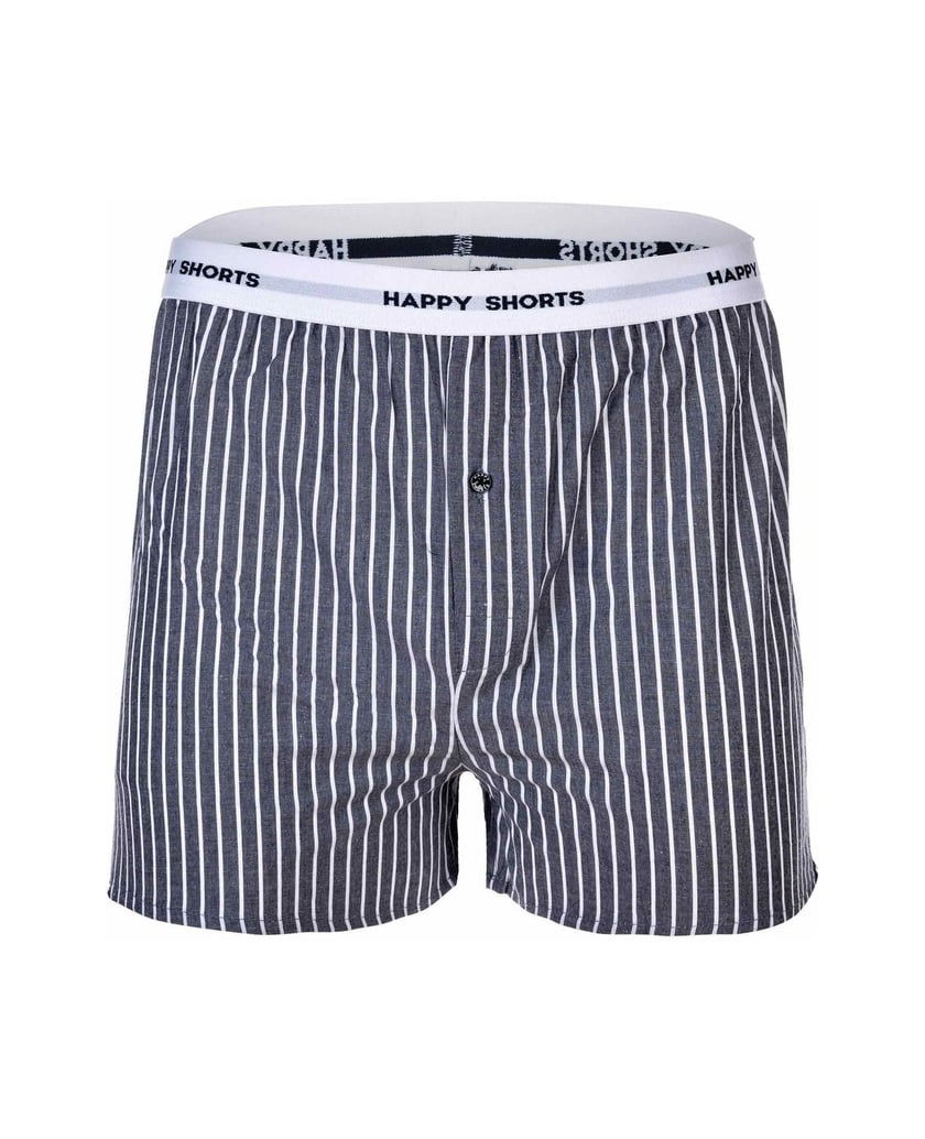 Happy-Shorts-Herren-Web-Boxershorts-3er-Pack-mehrfarbig