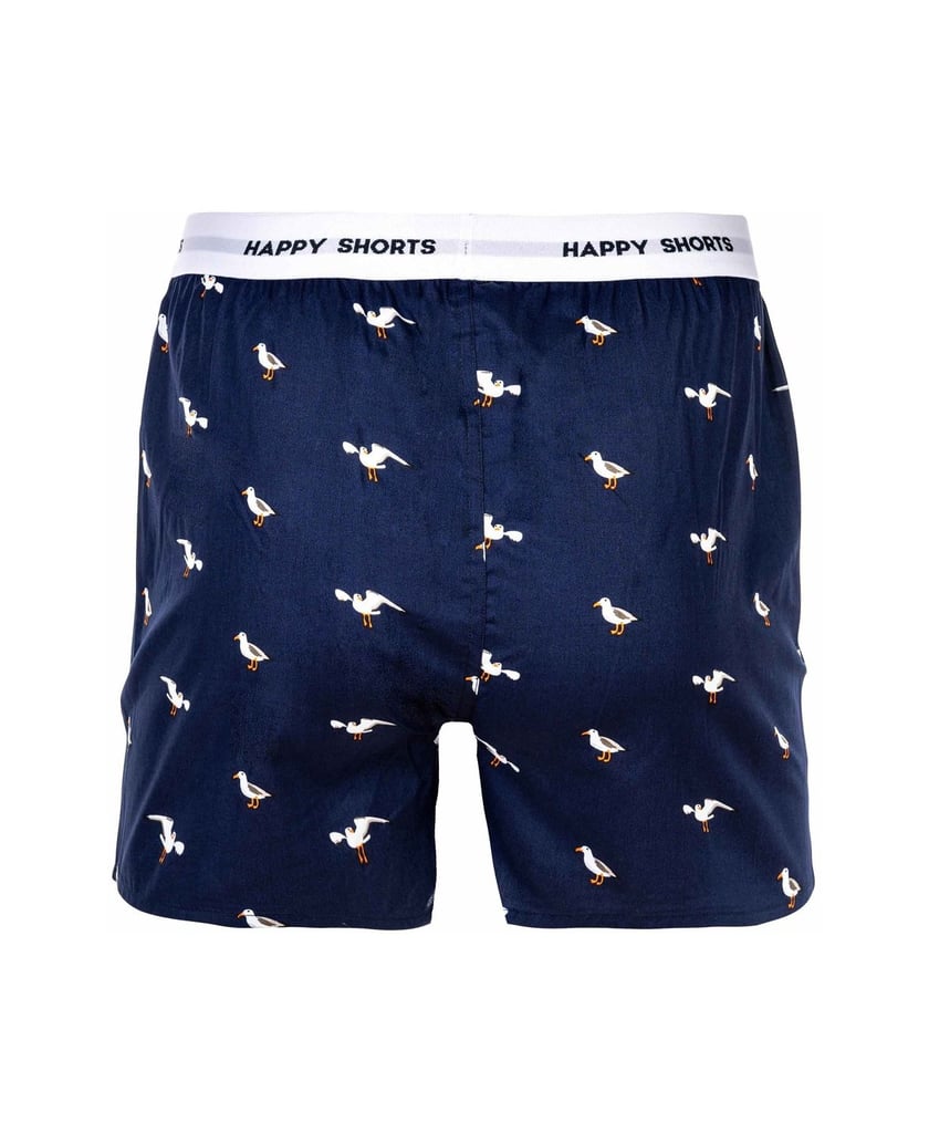 Happy-Shorts-Herren-Web-Boxershorts-3er-Pack-mehrfarbig