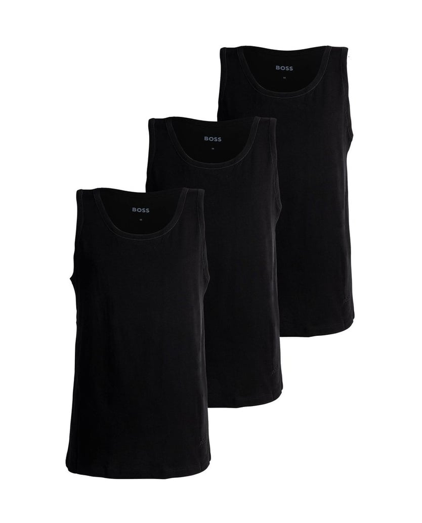 BOSS-Herren-Unterhemd-3er-Pack-TankTop-3P-Classic-schwarz