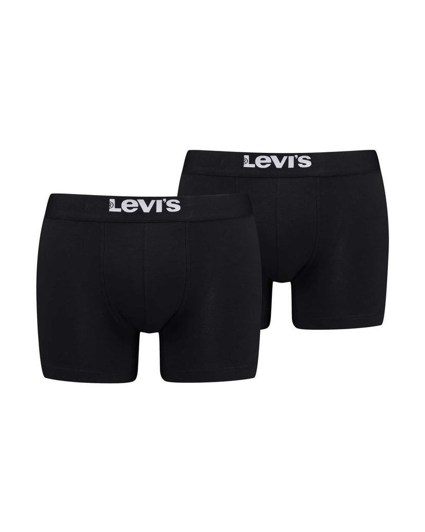 Levis-Herren-Boxershort-2er-Pack-schwarz
