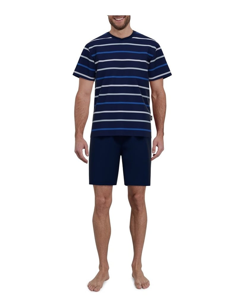 GÖTZBURG-Herren-Pyjama-blau