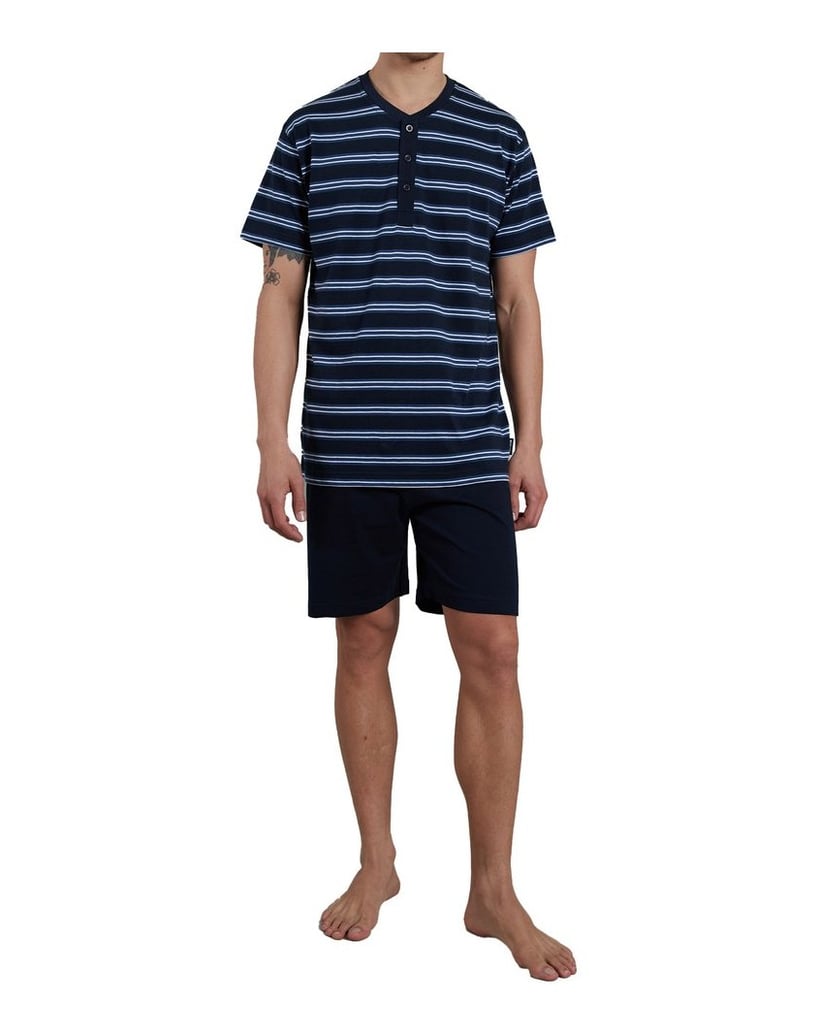 Ceceba-Herren-Pyjama-Philadelphia-blau