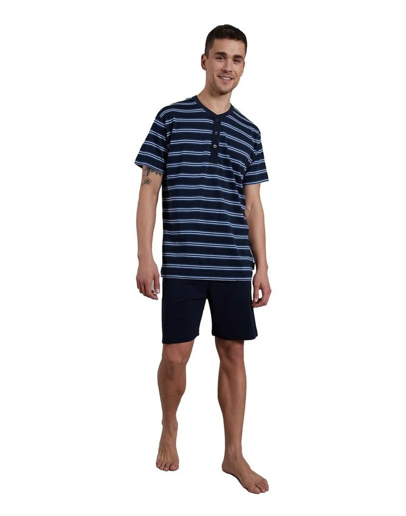 Ceceba-Herren-Pyjama-Philadelphia-blau