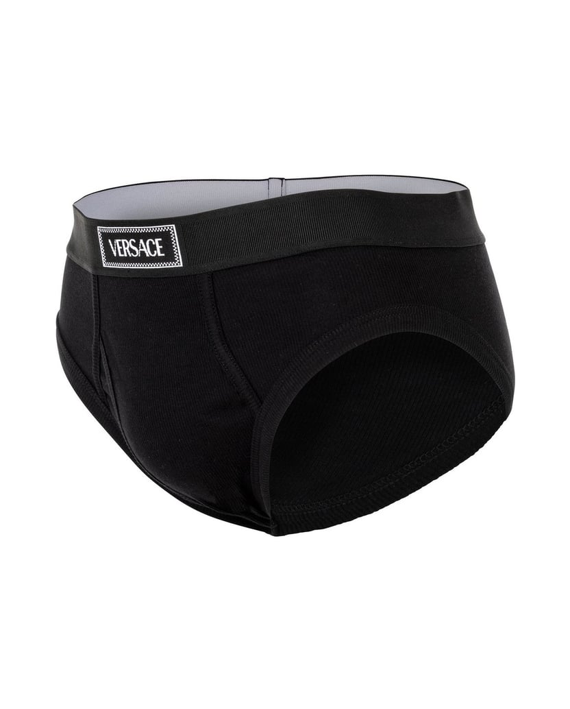 VERSACE-Herren-Slip-1er-Pack-schwarz