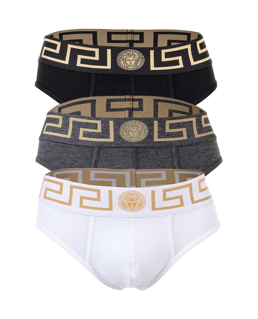 VERSACE-Herren-Slip-3er-Pack-UNDERPANTS-TRI-PACK-SLIP-JERSEY-TOPEKA-BI-STRETCH-COTTON-ORGANIC-NEW-LOGO-mehrfarbig-