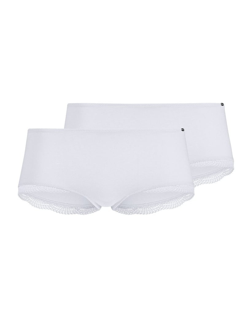 Skiny-Damen-Panty-2er-Pack-Classic-Cotton-weiss