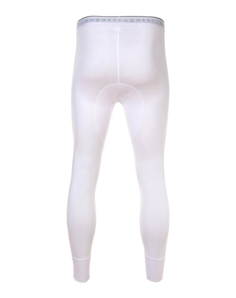 BUGATTI-Herren-Lange-Unterhose-1er-Pack-Lange-Unterhose-Feinripp-schwarz