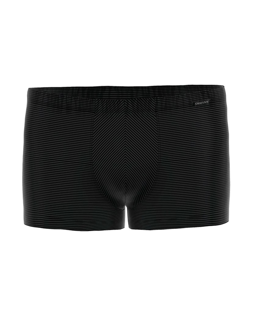 AMMANN-Herren-Boxershort-1er-Pack-Cotton-&-More-Retro-Short-schwarz