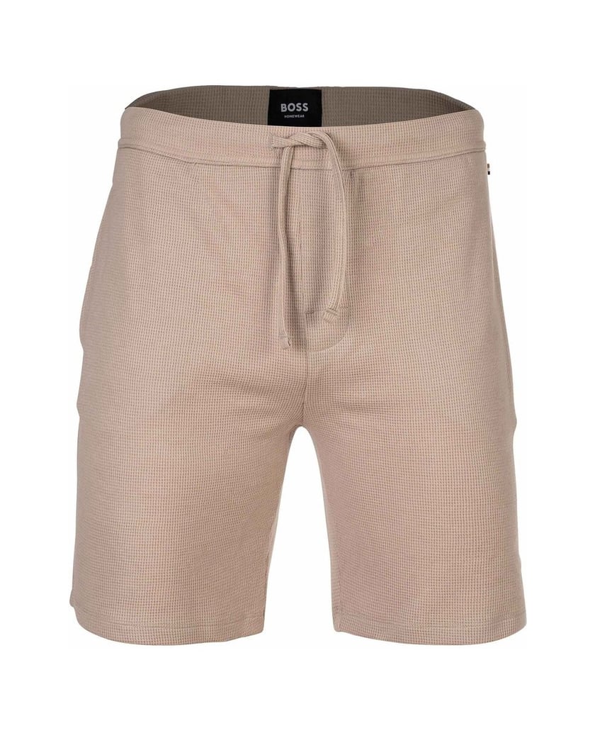 BOSS-Herren-Shorts-Waffle-Shorts-schwarz