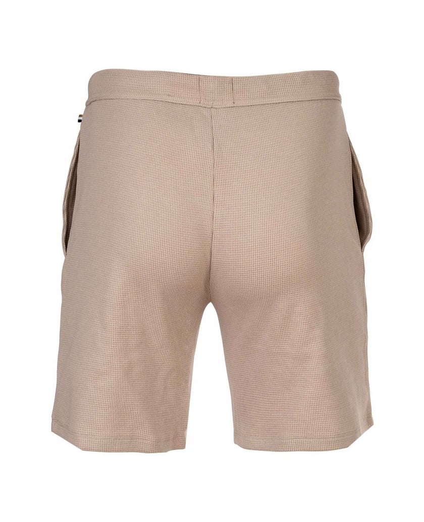 BOSS-Herren-Shorts-Waffle-Shorts-schwarz