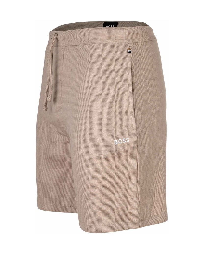 BOSS-Herren-Shorts-Waffle-Shorts-schwarz