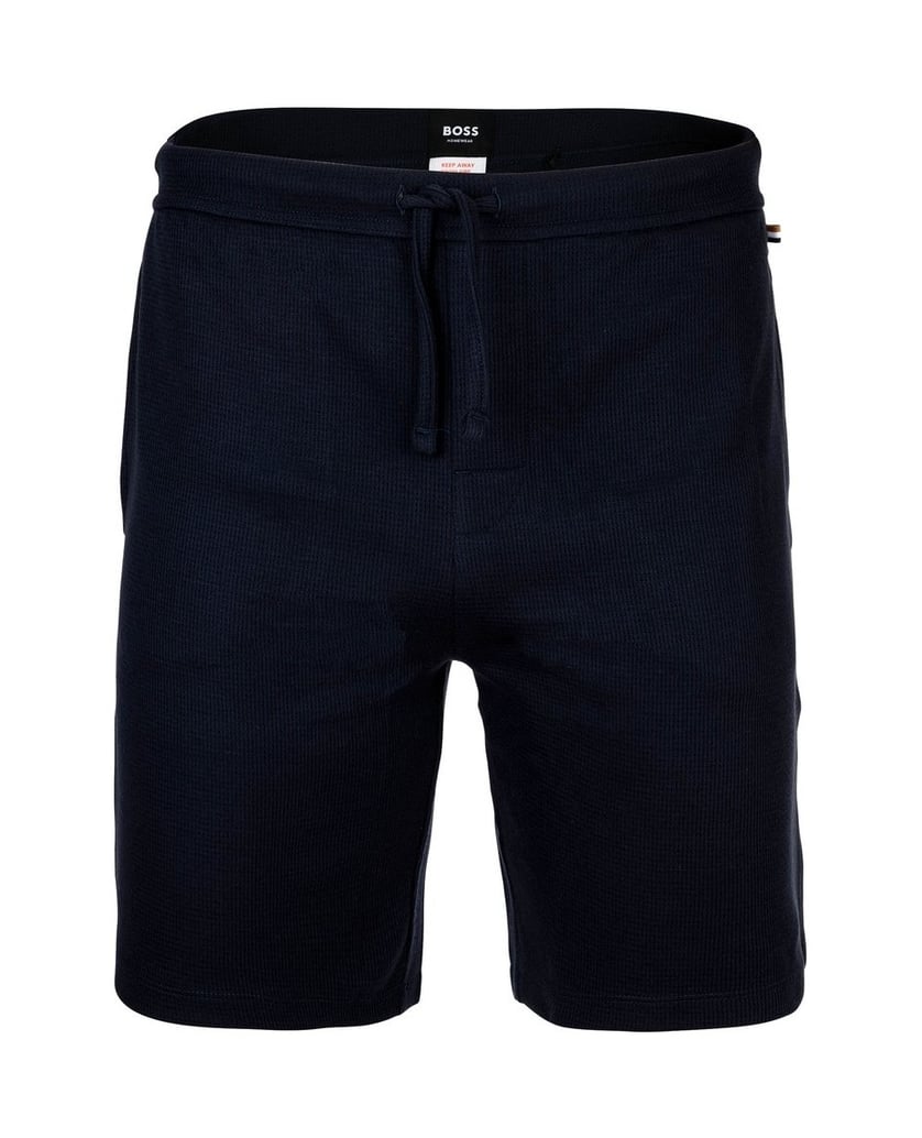 BOSS-Herren-Shorts-Waffle-Shorts-schwarz