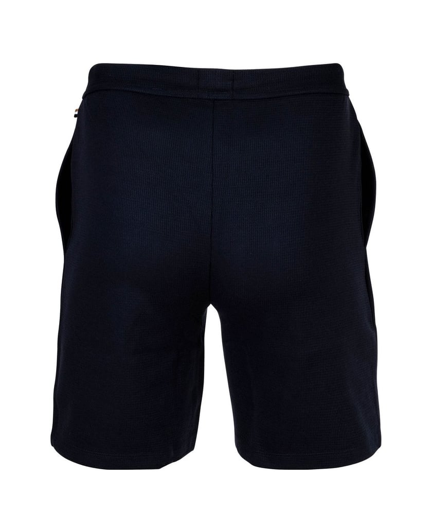 BOSS-Herren-Shorts-Waffle-Shorts-schwarz