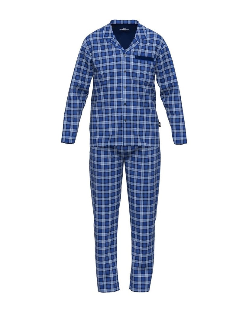GÖTZBURG-Herren-Pyjama-blau