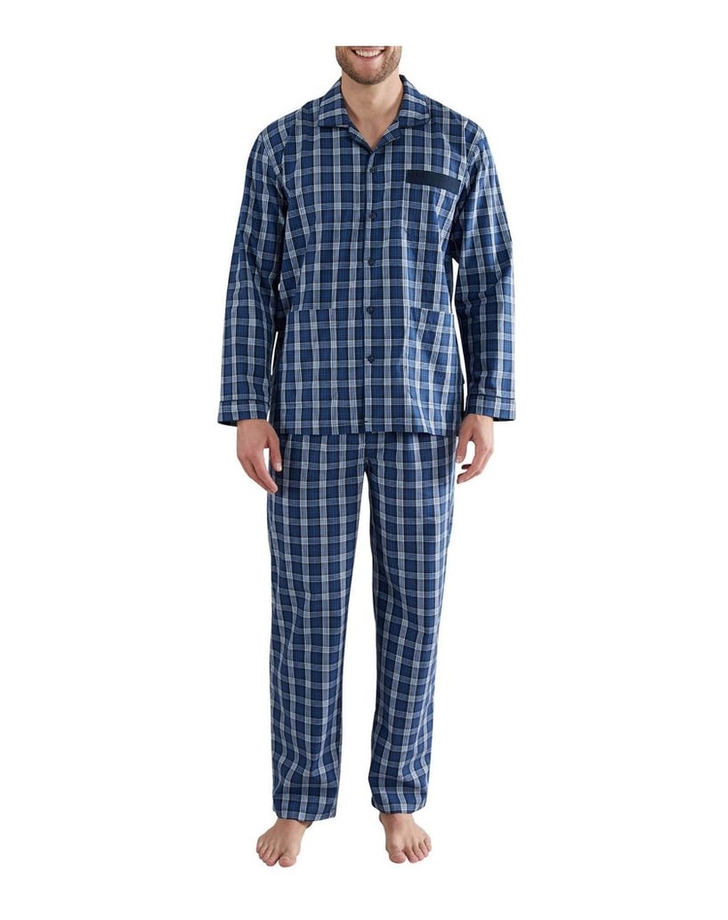 GÖTZBURG-Herren-Pyjama-blau