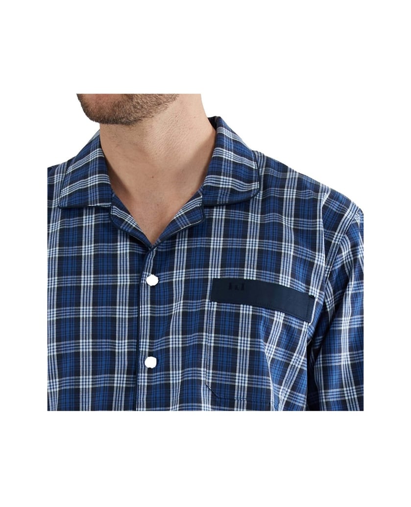 GÖTZBURG-Herren-Pyjama-blau