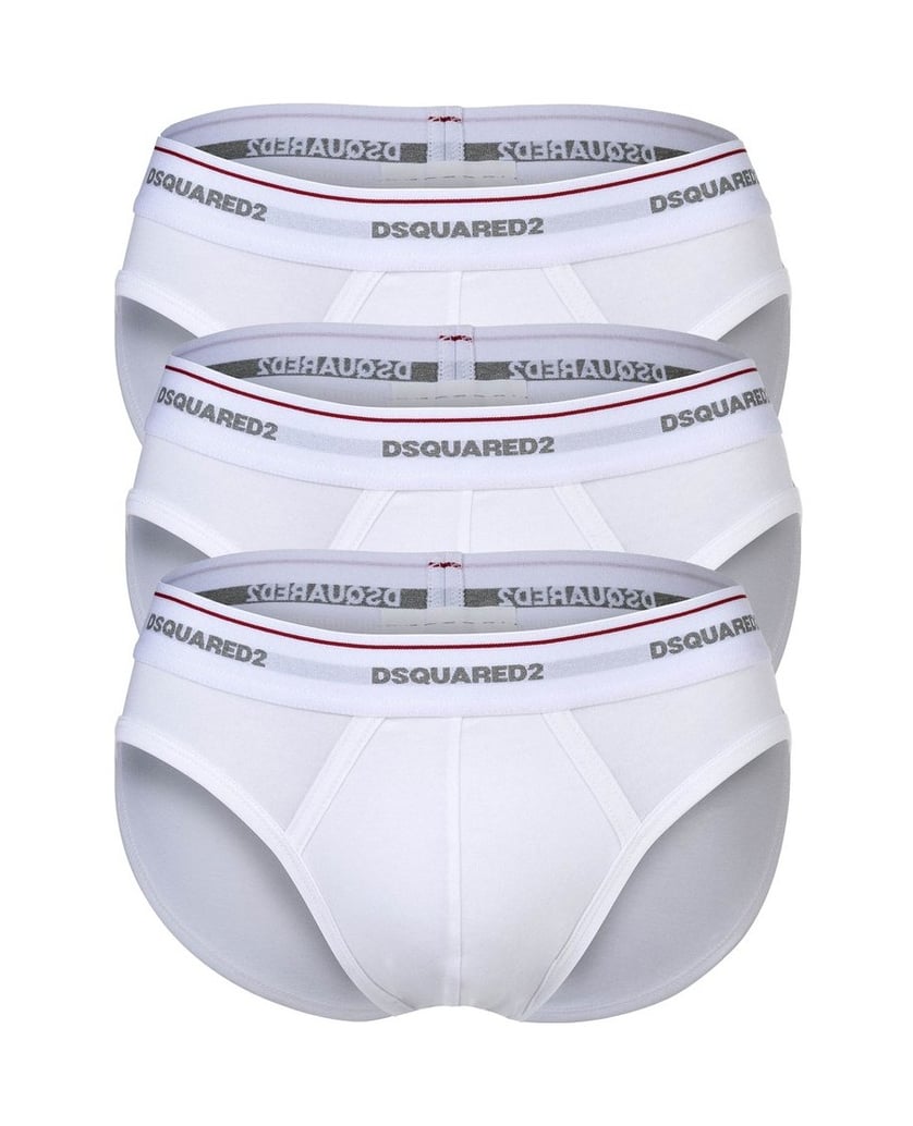 DSQUARED2-Herren-Slip-3er-Pack-3-PACK-BRIEF-schwarz