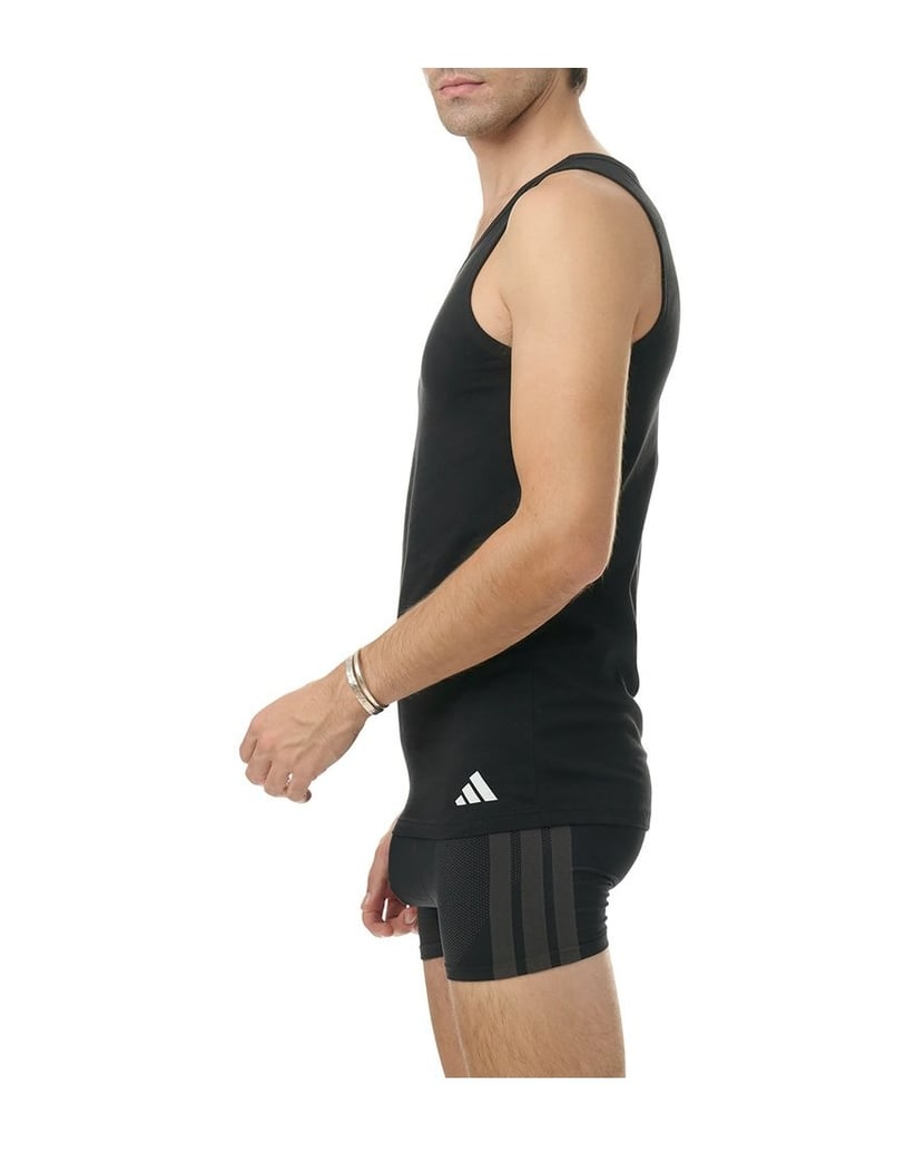 Adidas-Herren-Unterhemd-2er-Pack-Tank-Top-Active-Flex-Cotton-2PK-schwarz