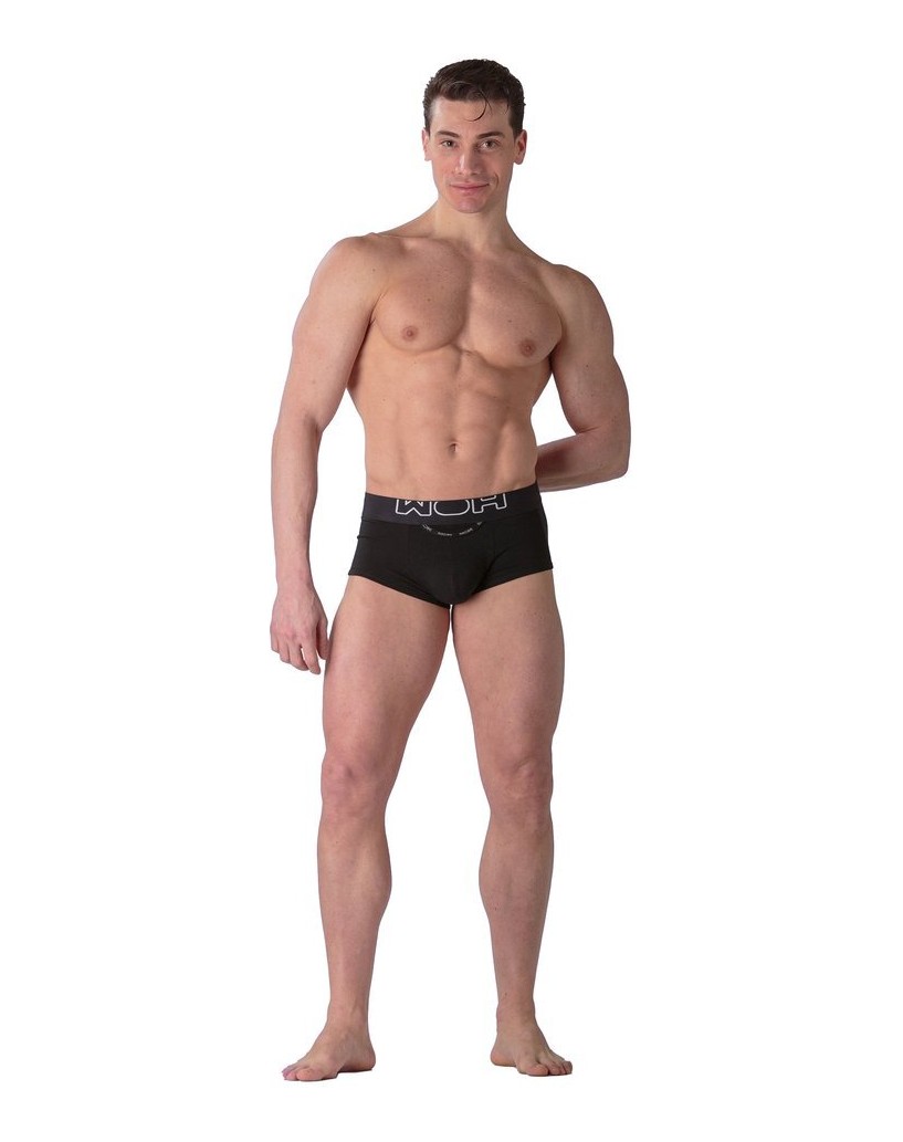 WOH-Herren-Boxershort-1er-Pack-Sexy-Fun-Trunk-schwarz