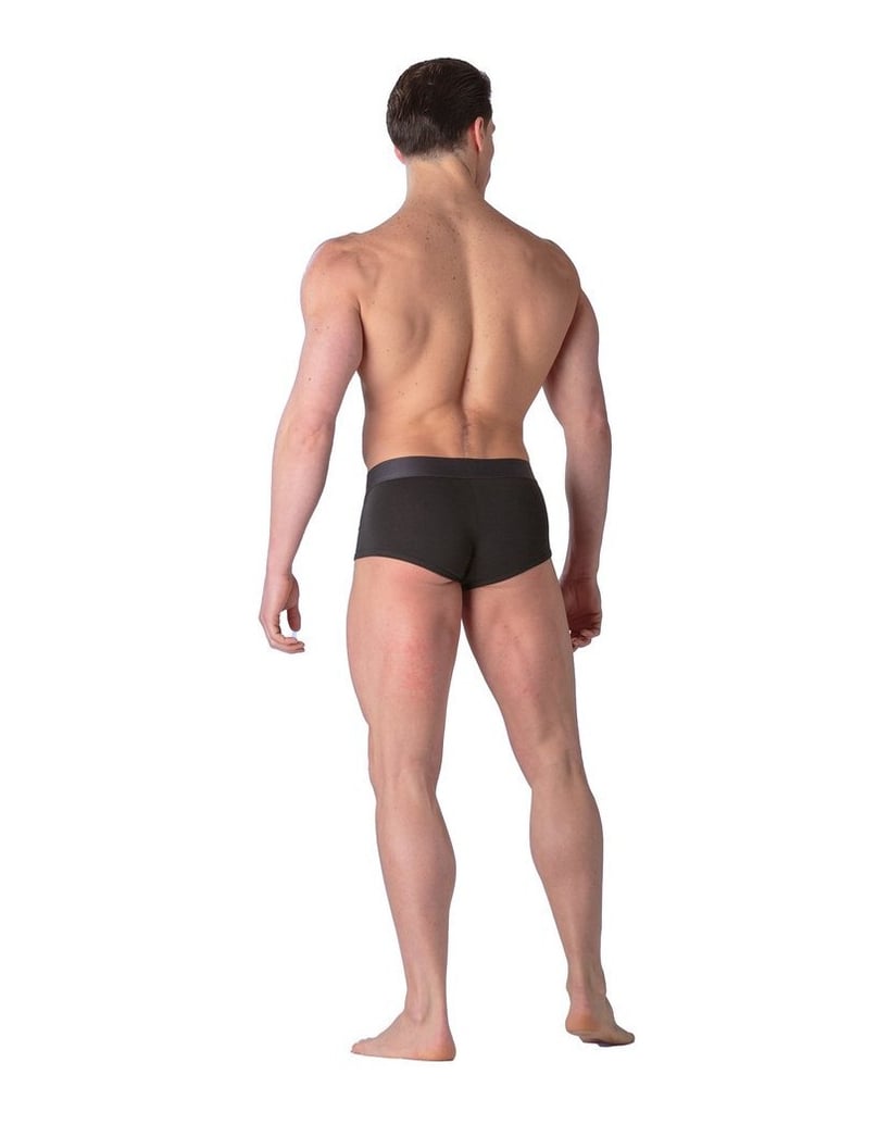 WOH-Herren-Boxershort-1er-Pack-Sexy-Fun-Trunk-schwarz