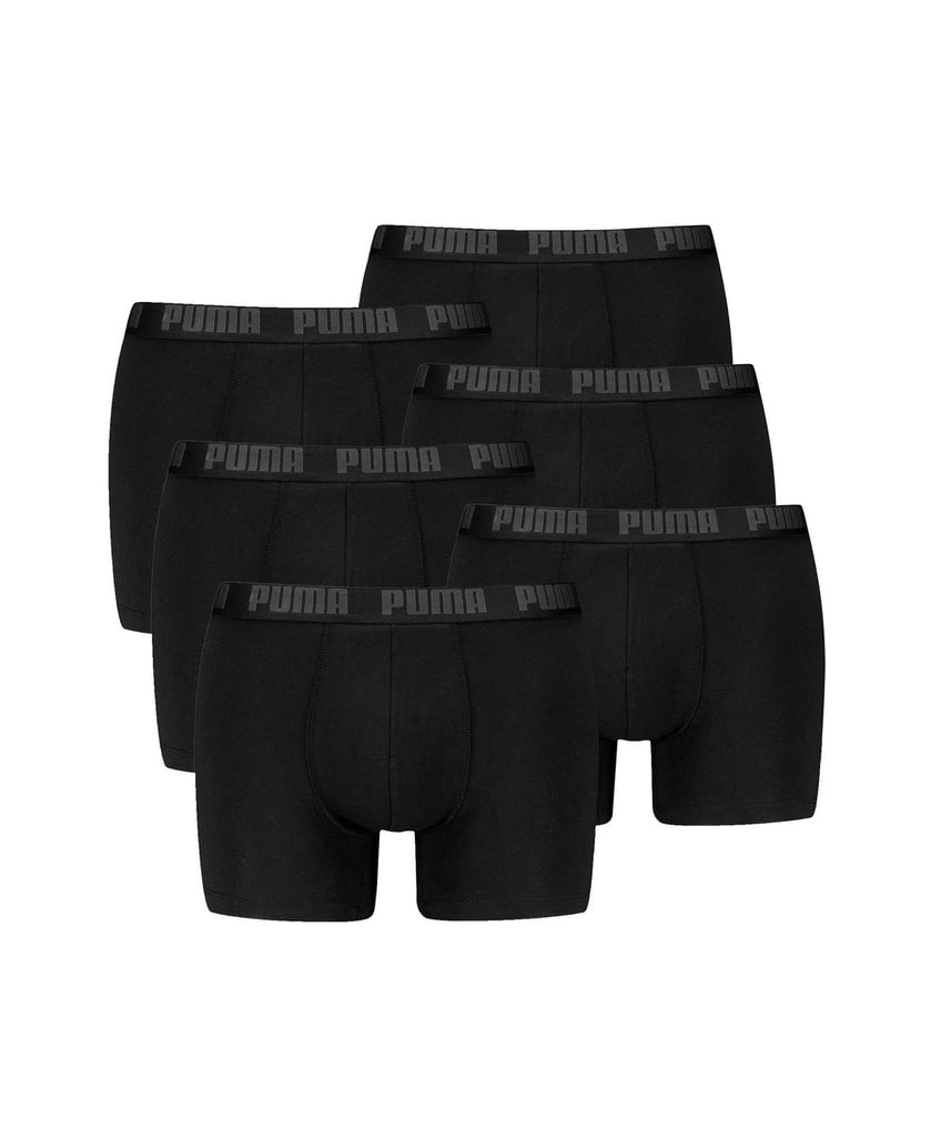 Puma-Herren-Boxershort-6er-Pack-schwarz
