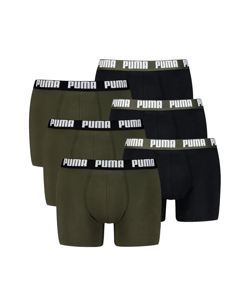 Puma-Herren-Boxershort-6er-Pack-schwarz