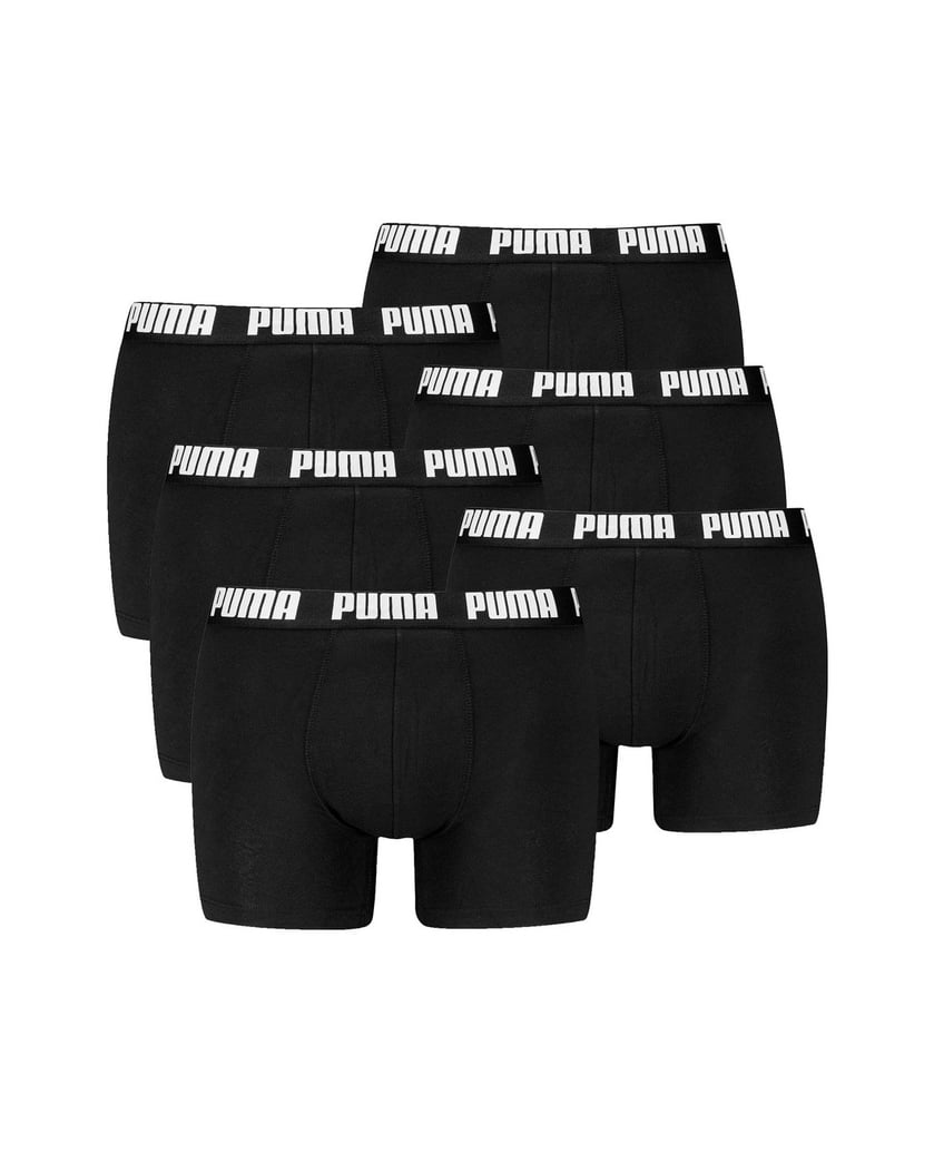 Puma-Herren-Boxershort-6er-Pack-schwarz