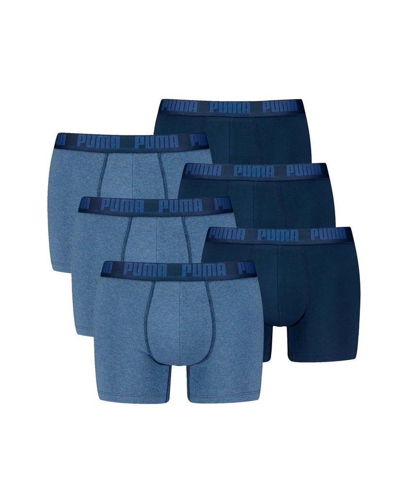 Puma-Herren-Boxershort-6er-Pack-schwarz