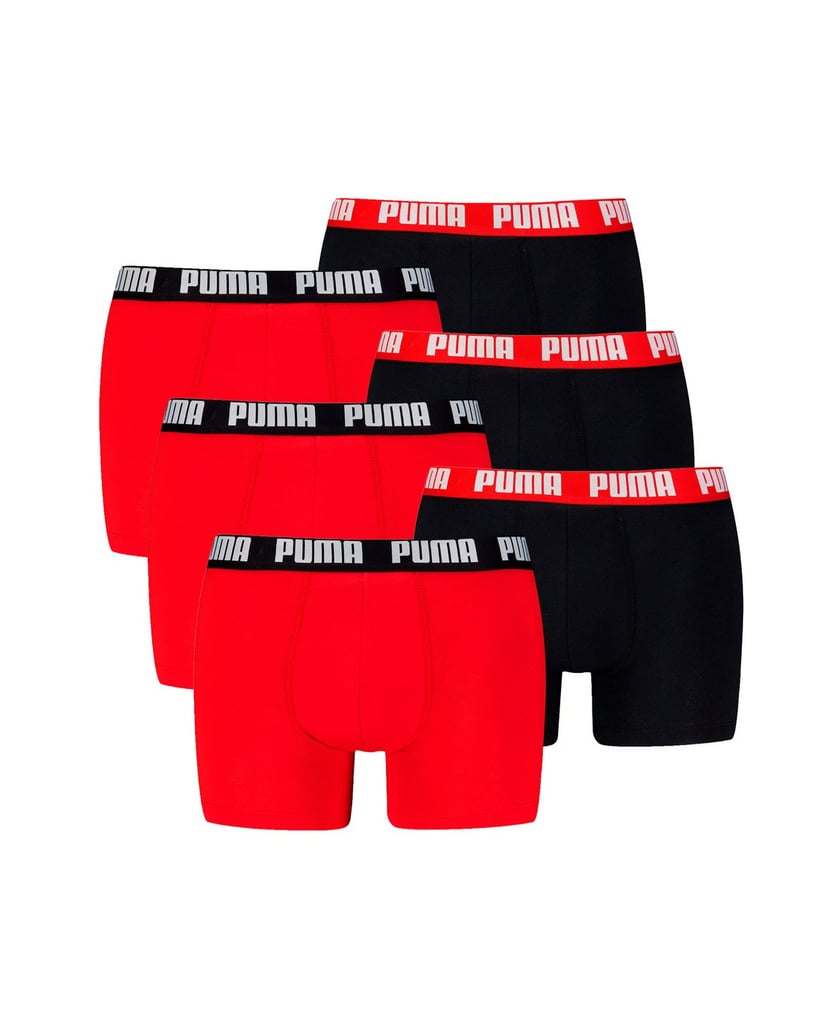 Puma-Herren-Boxershort-6er-Pack-schwarz