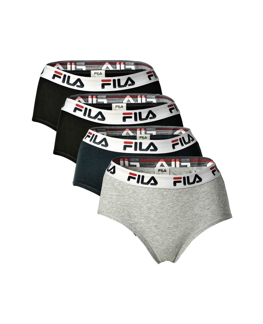 Fila-Damen-Panty-4er-Pack-schwarz